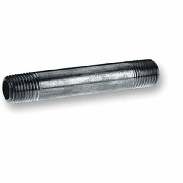Aqua-Dynamic Pipe Nipple, 1/8 in, Male, Steel, 150 psi Pressure, Close L 5580-001